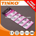 Batería de pilas alcalinas de botón de "TINKO" AG13 LR44 10pcs/tarjeta